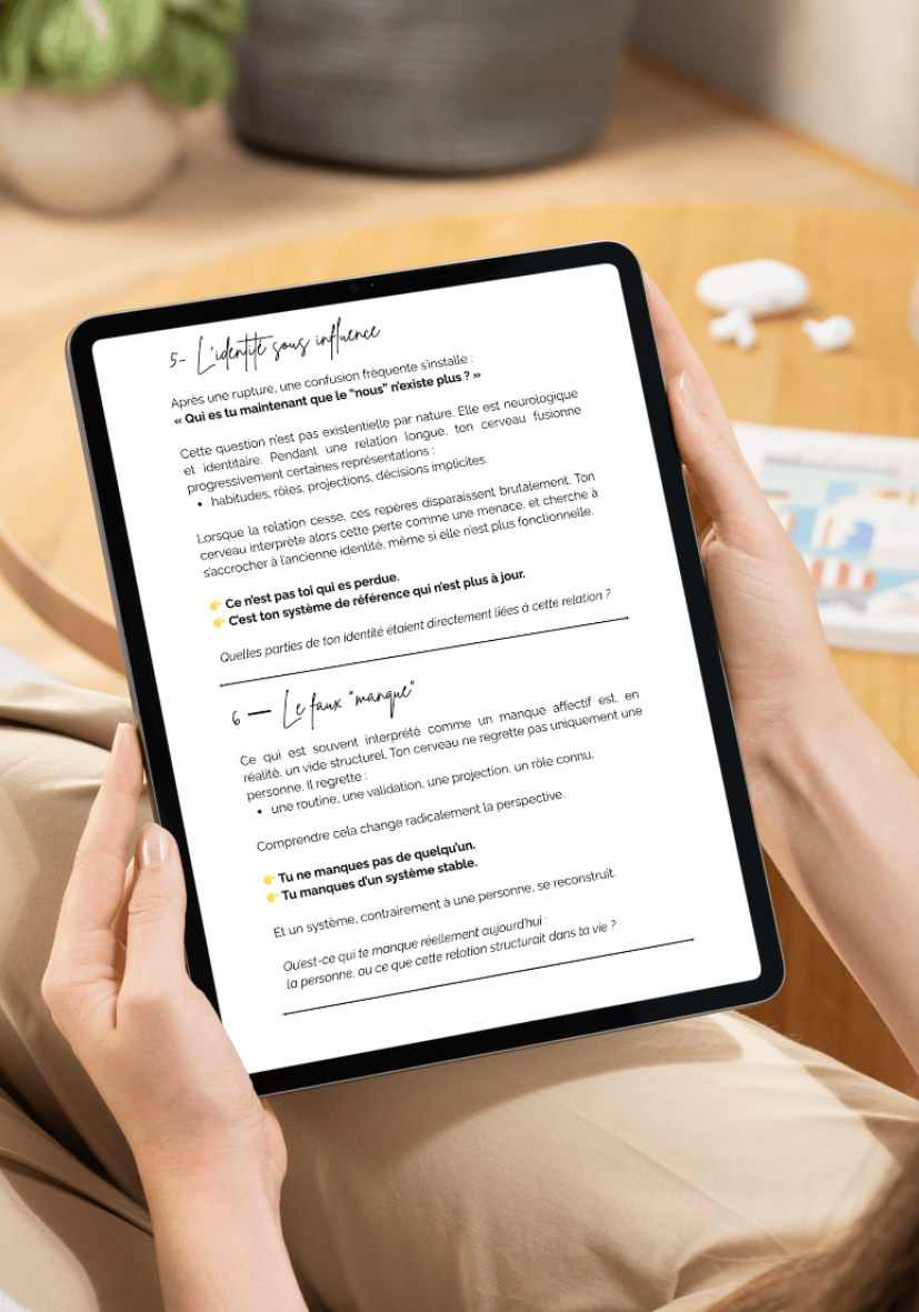 "AFTER US : Votre soutien d'urgence post-rupture."